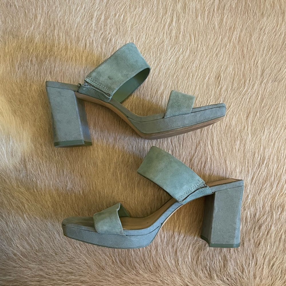 Zara Teal Pumps
